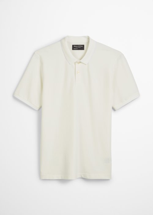 Piqué regular polo shirt — White