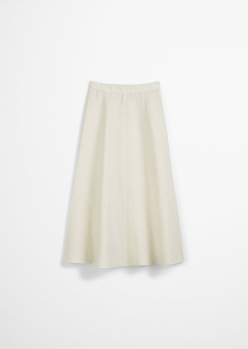 Flared skirt — Beige