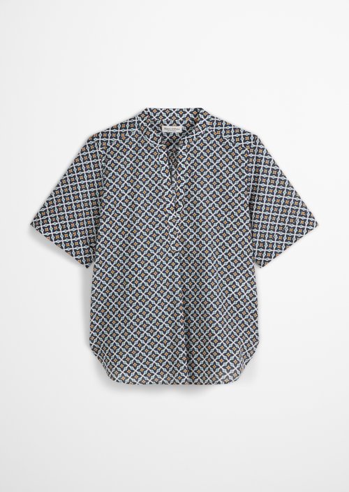Regular patterned tunic blouse — MF50