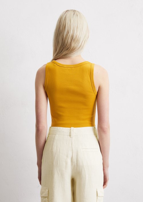 Regular tank top — Yellow