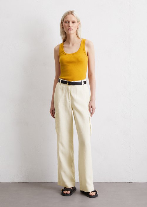 Regular tank top — Yellow
