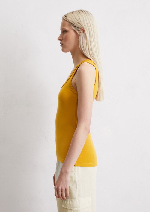 Regular tank top — Yellow