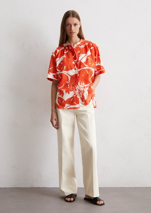 Regular short-sleeved blouse — ME66