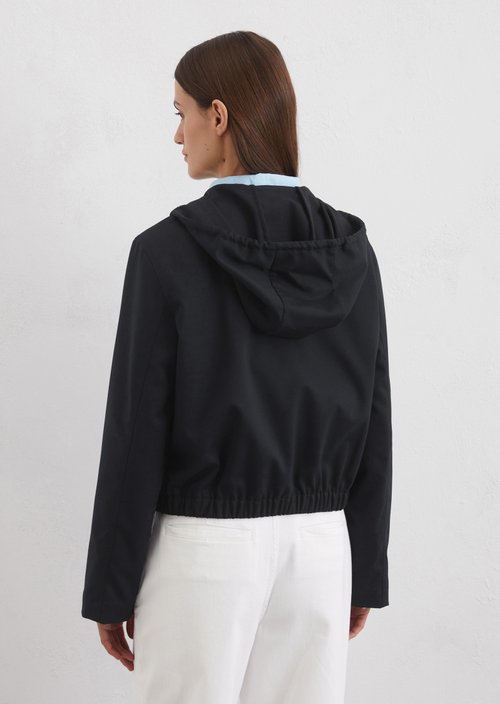 Hooded jacket regular — Dark blue