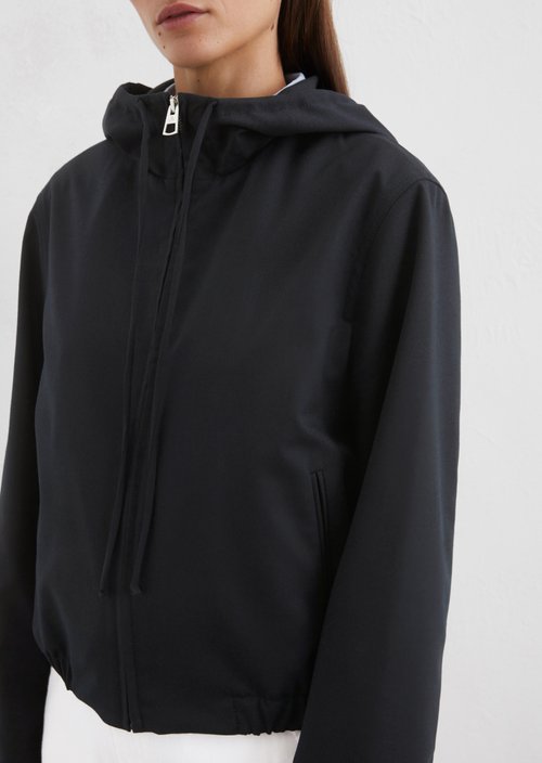 Hooded jacket regular — Dark blue