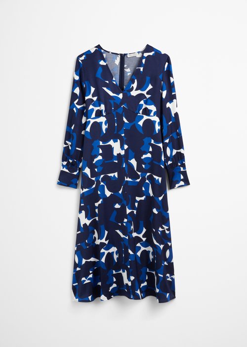 Satin dress A-shape — ME16
