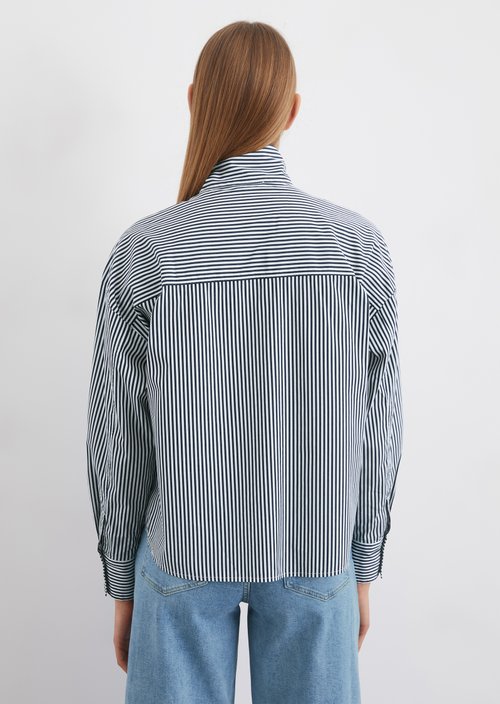 Striped relaxed-fit blouse — MD28