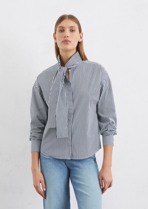 Striped relaxed-fit blouse — MD28