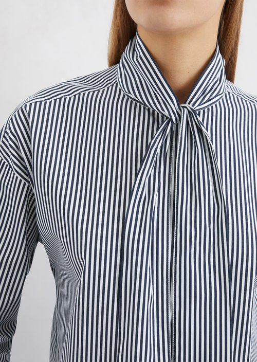 Striped relaxed-fit blouse — MD28