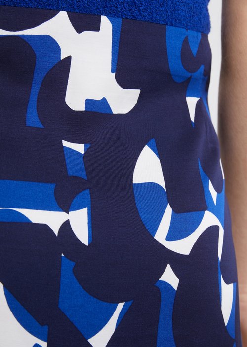 Satin skirt flared — ME16