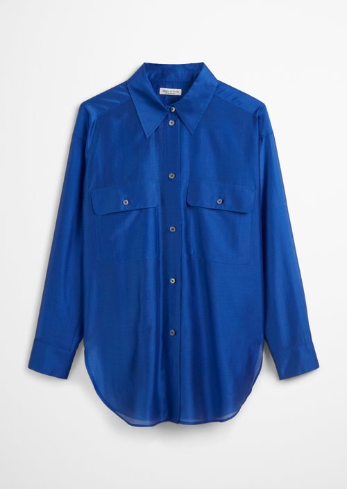 Oversized blouse — Mid blue