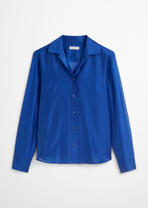 Relaxed blouse — Mid blue