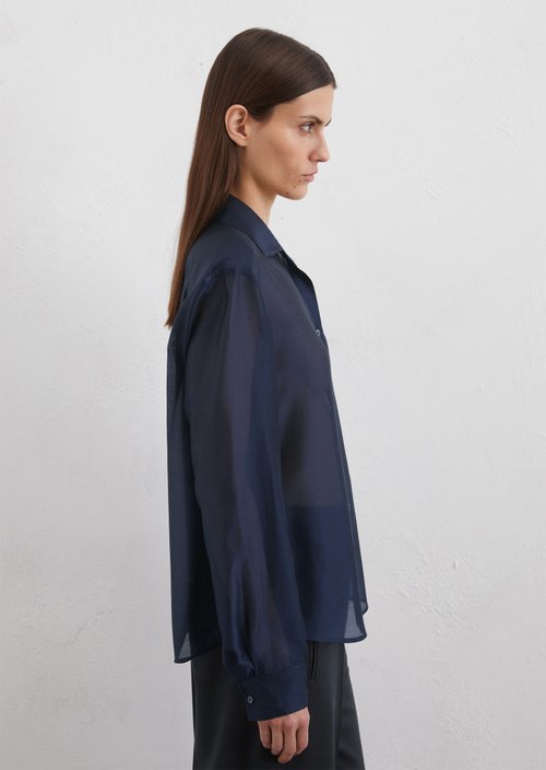 Relaxed blouse — Dark blue