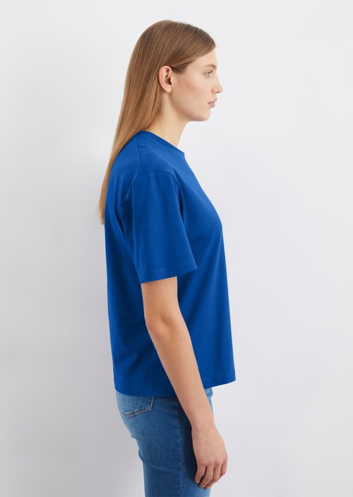 Basic logo T-shirt regular — Mid blue
