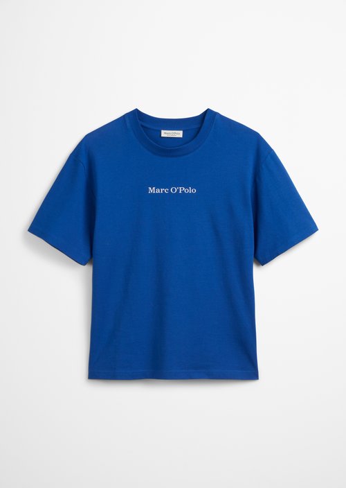 Basic logo T-shirt regular — Mid blue