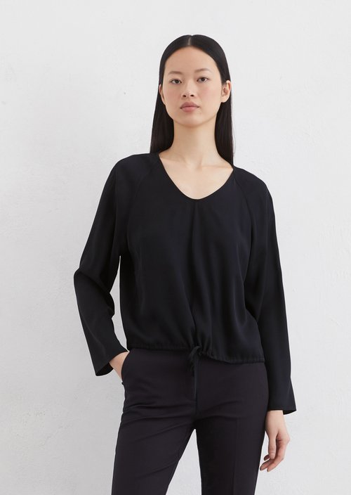 Regular blouse shirt — Dark blue