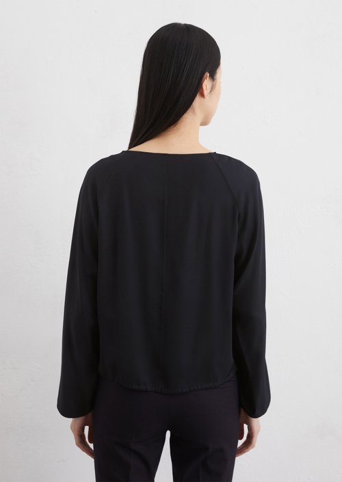 Regular blouse shirt — Dark blue