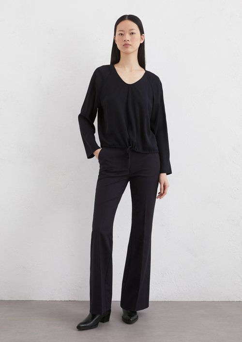 Regular blouse shirt — Dark blue