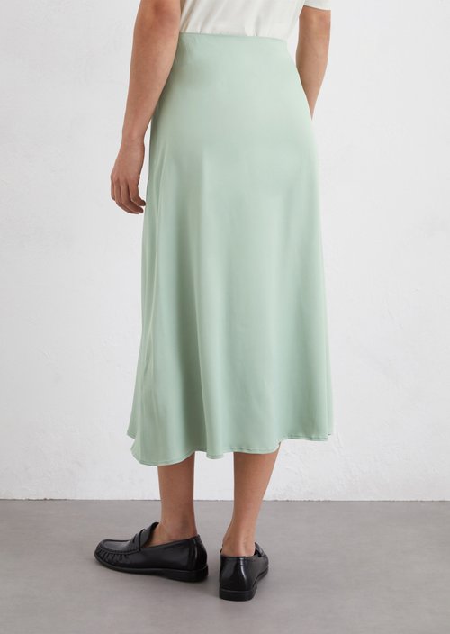 Satin skirt relaxed — M460