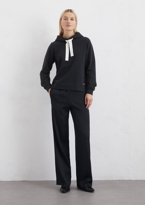 Hoodie relaxed — Dark blue