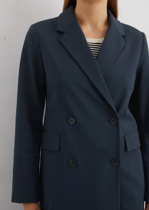 Regular jersey blazer coat — M889