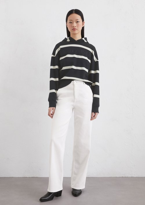 Striped hoodie relaxed — MB73