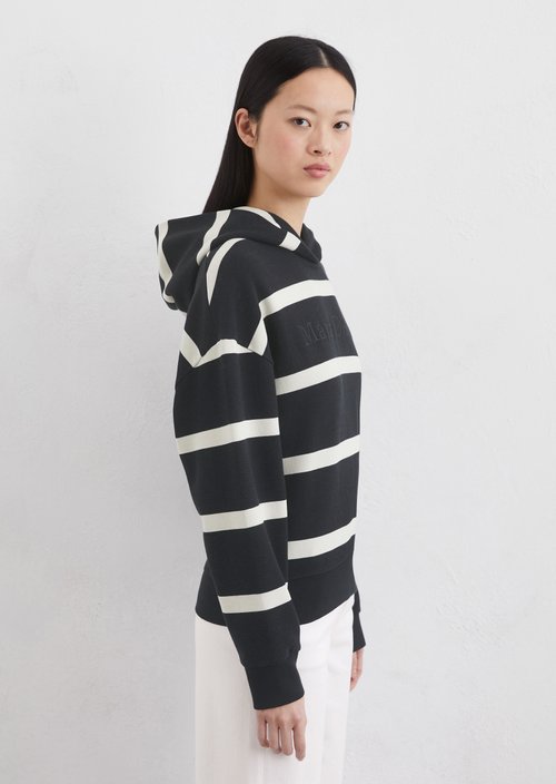 Striped hoodie relaxed — MB73