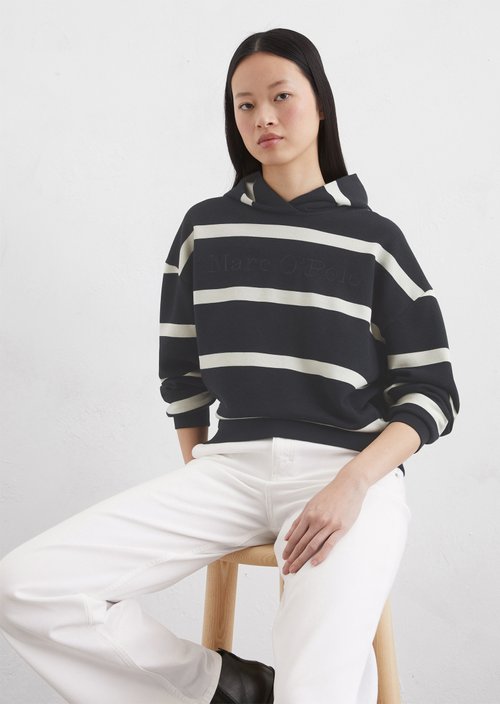 Striped hoodie relaxed — MB73