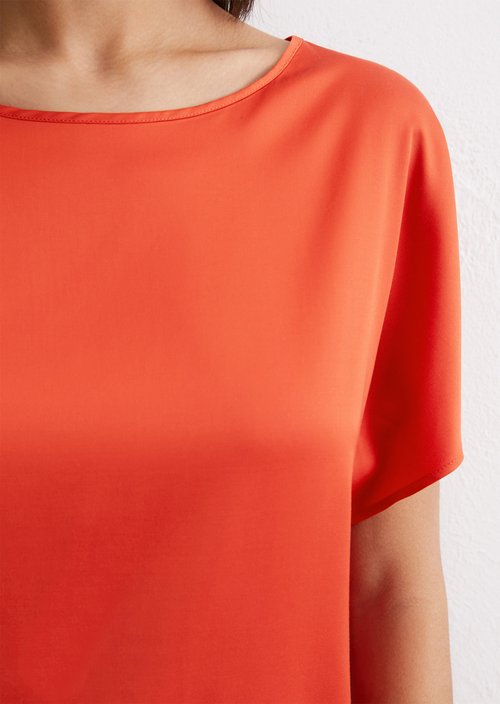 Regular blouse shirt — Light red