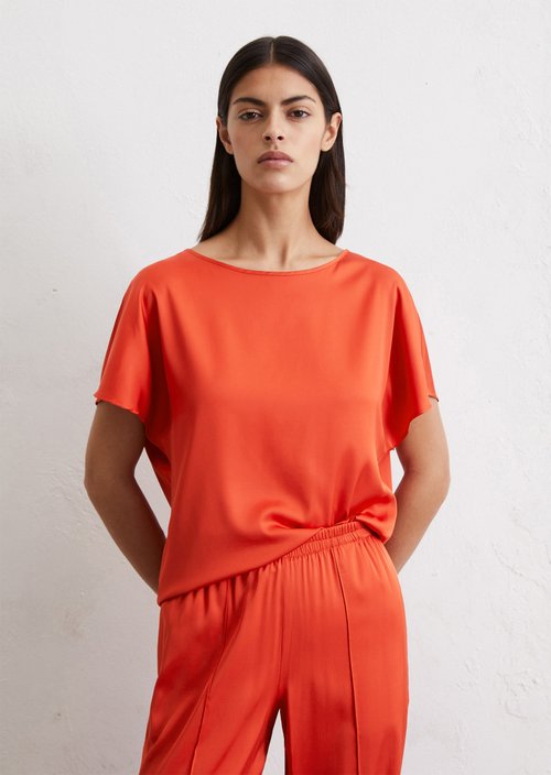 Regular blouse shirt — Light red