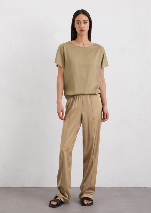 Regular blouse shirt — Beige