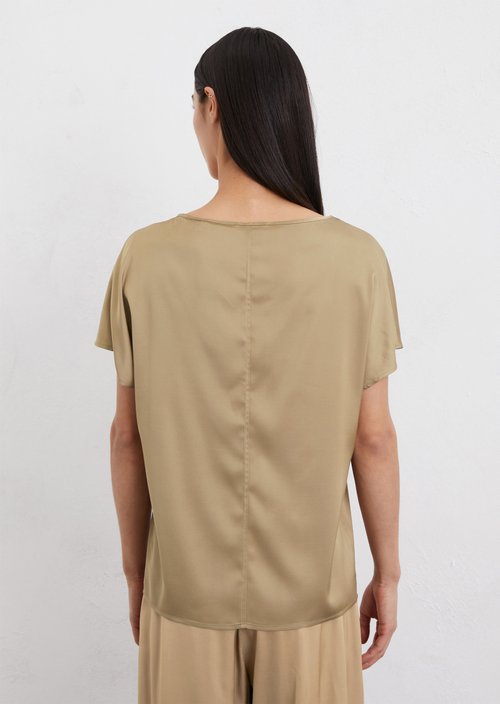 Regular blouse shirt — Beige