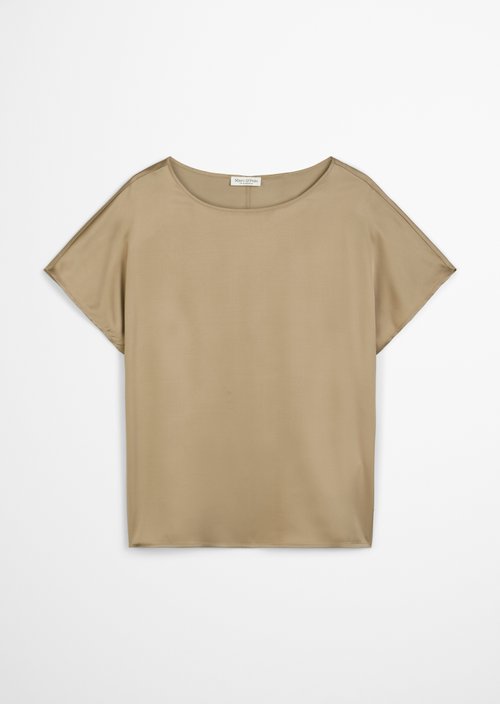 Regular blouse shirt — Beige