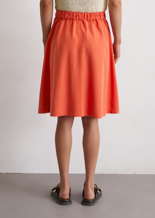 Flared skirt — Light red