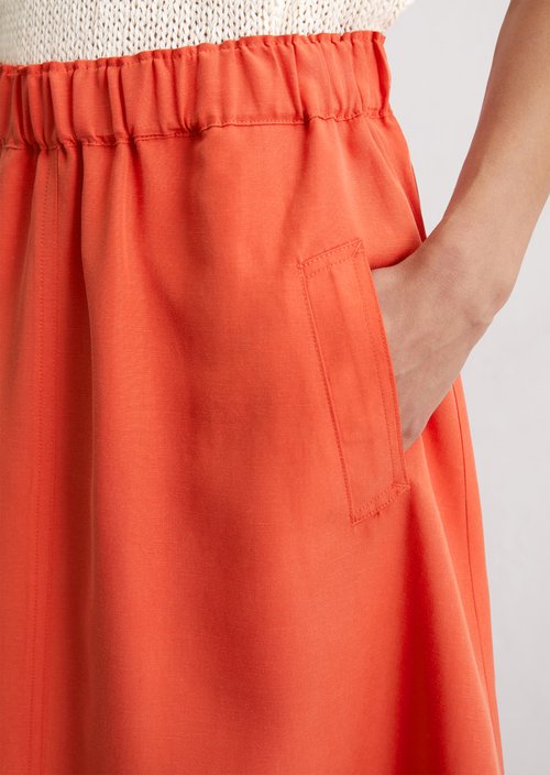 Flared skirt — Light red