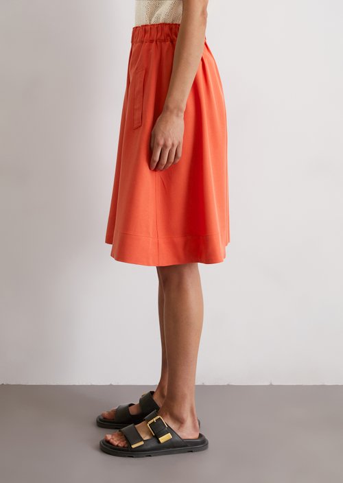 Flared skirt — Light red