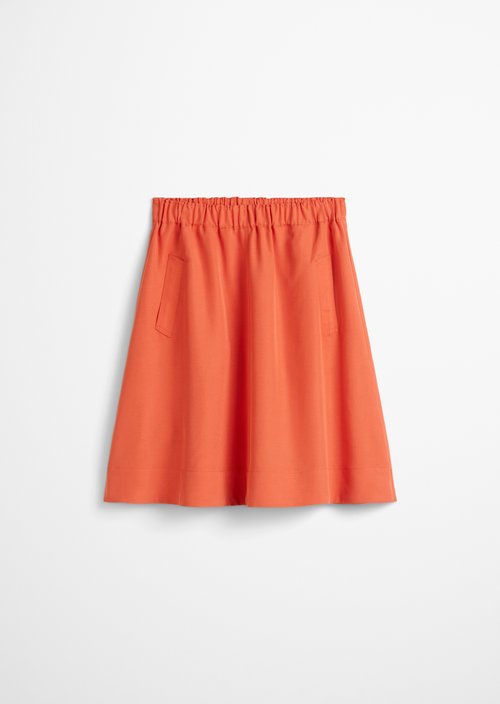 Flared skirt — Light red