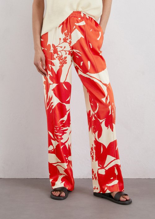 Satin trousers wide — ME29