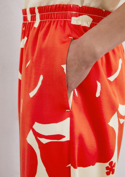 Satin trousers wide — ME29