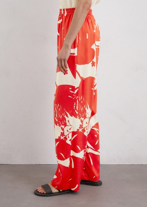 Satin trousers wide — ME29