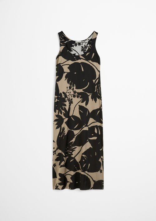 Satin dress regular — Multi
