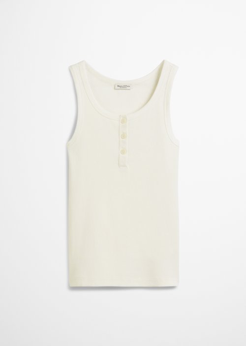 Regular tank top — White
