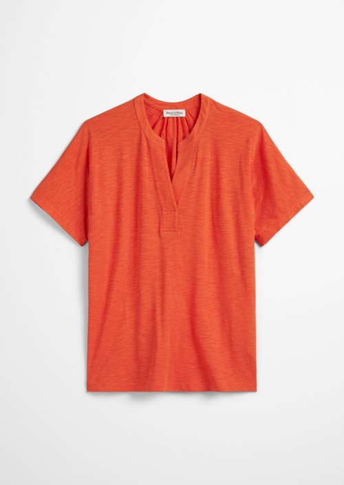 Regular jersey blouse — Light red