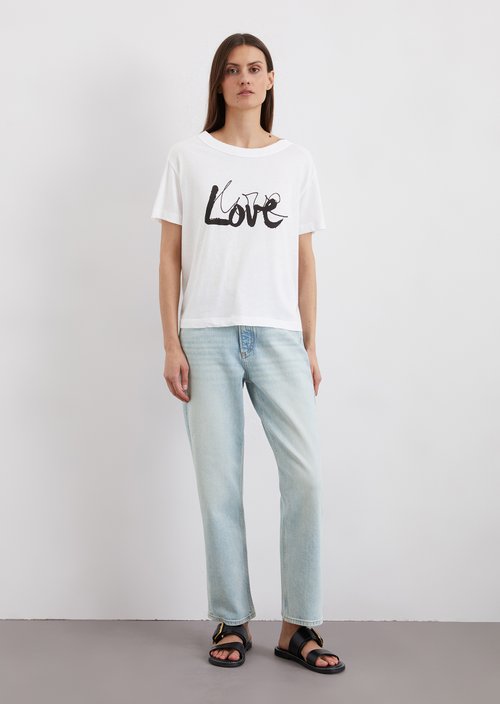 T-shirt regular — White