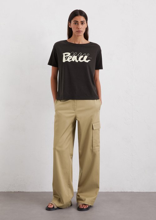 T-shirt regular — Black
