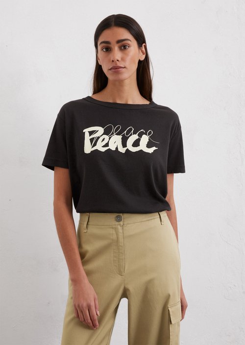 T-shirt regular — Black