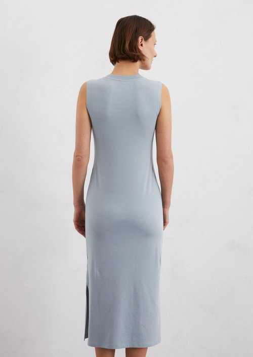 Jersey dress shaped — Light blue