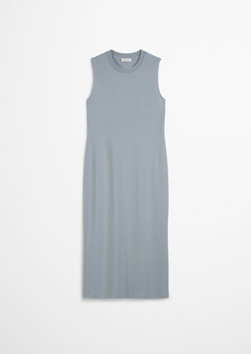Jersey dress shaped — Light blue