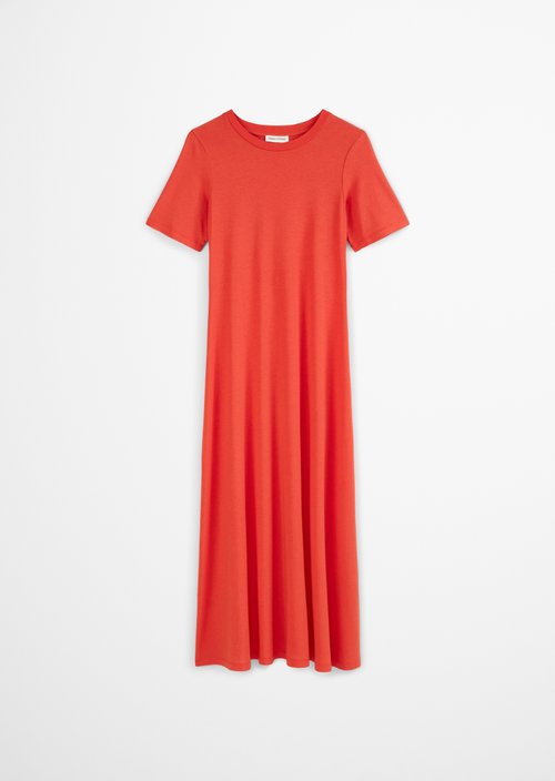 Jersey dress — Light red