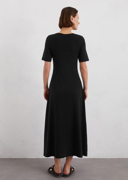 Jersey dress — Black